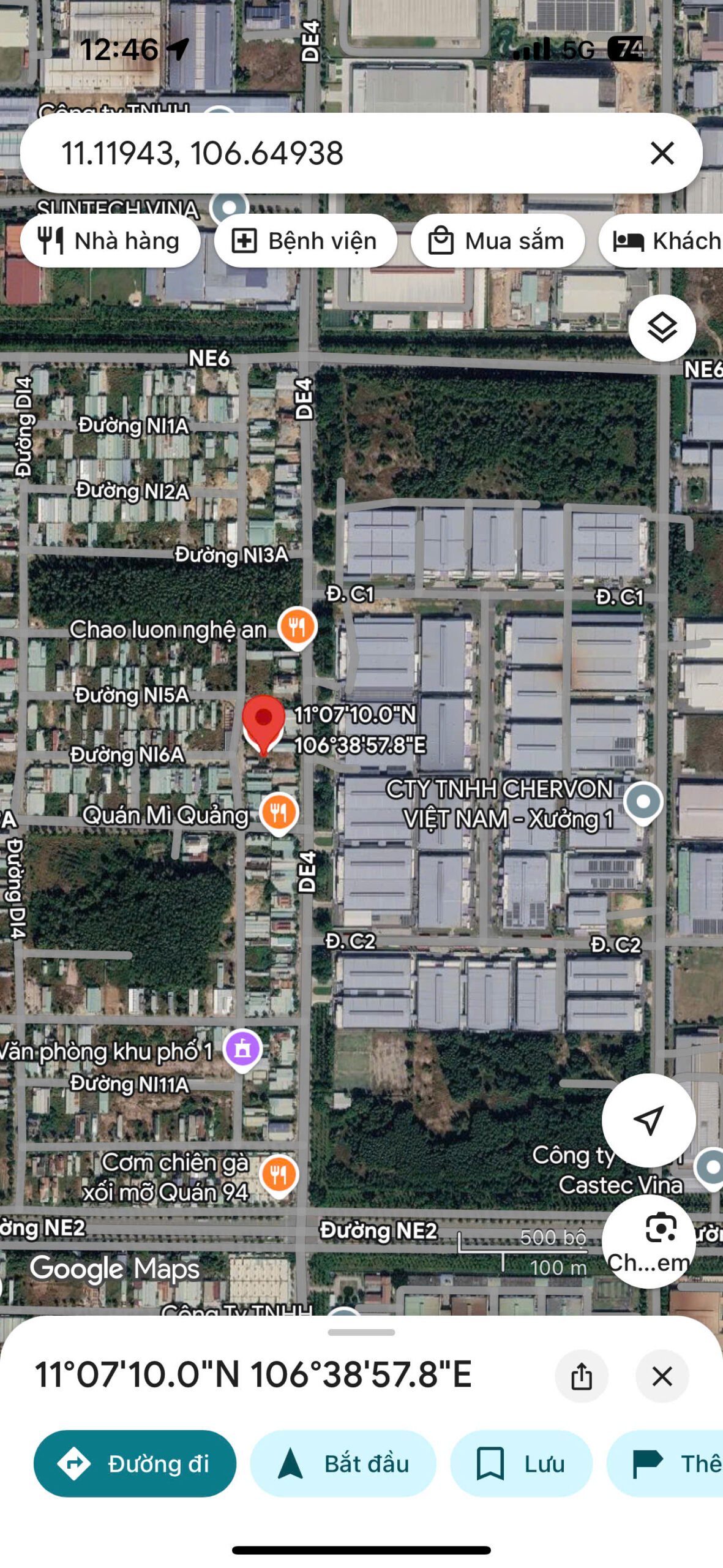 vị trí đường thông ra kcn mỹ phước 3