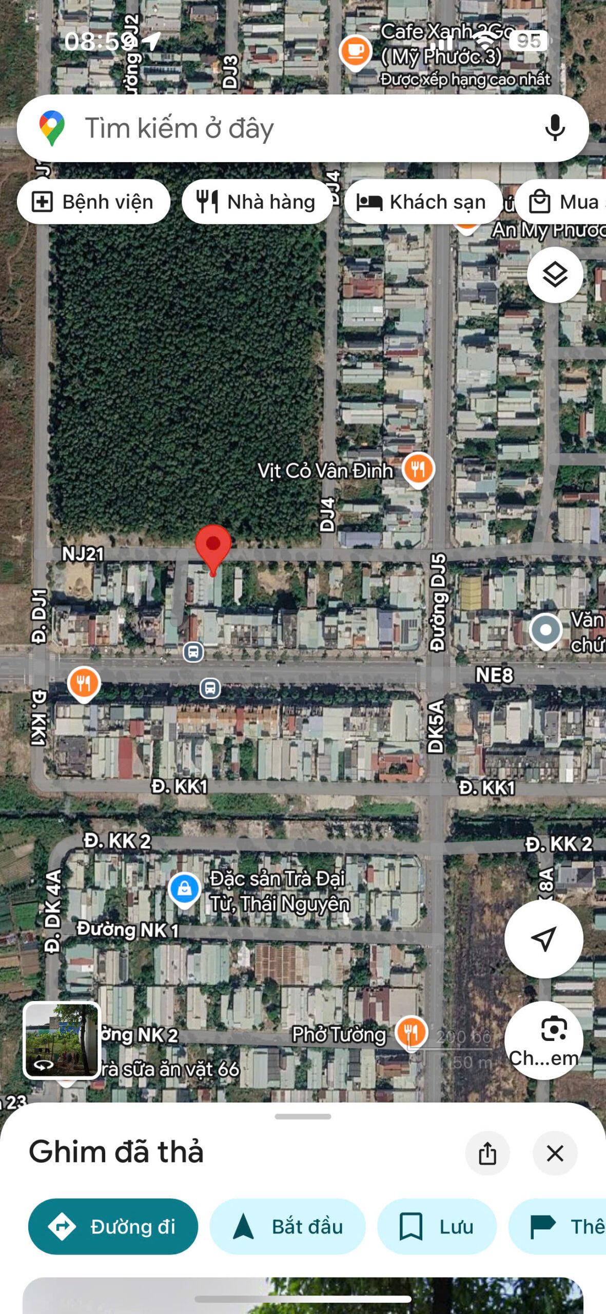 vị trí đường nj21 mỹ phước 3